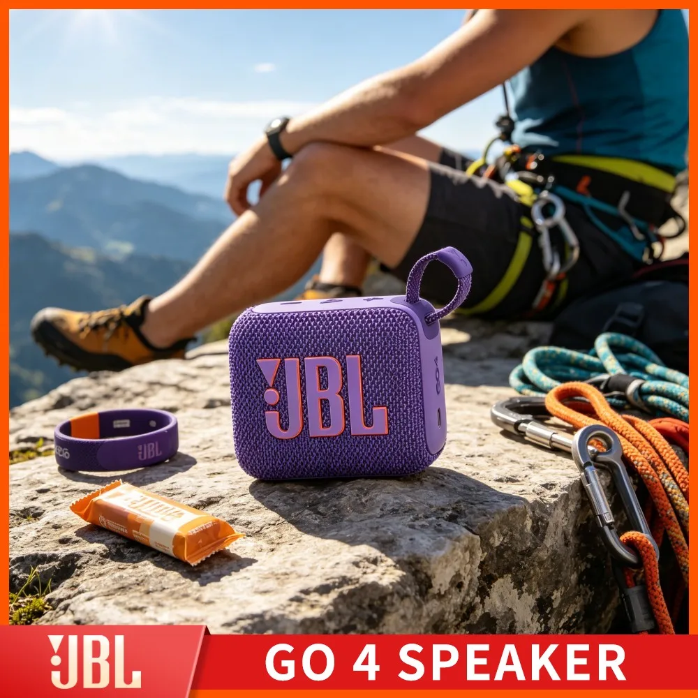 Campsite Dock Thick Tone JBL GO4 Wireless Speaker RGB Handsfree IP67 Waterproof Trail Villa Bass For Cell Notebook PC