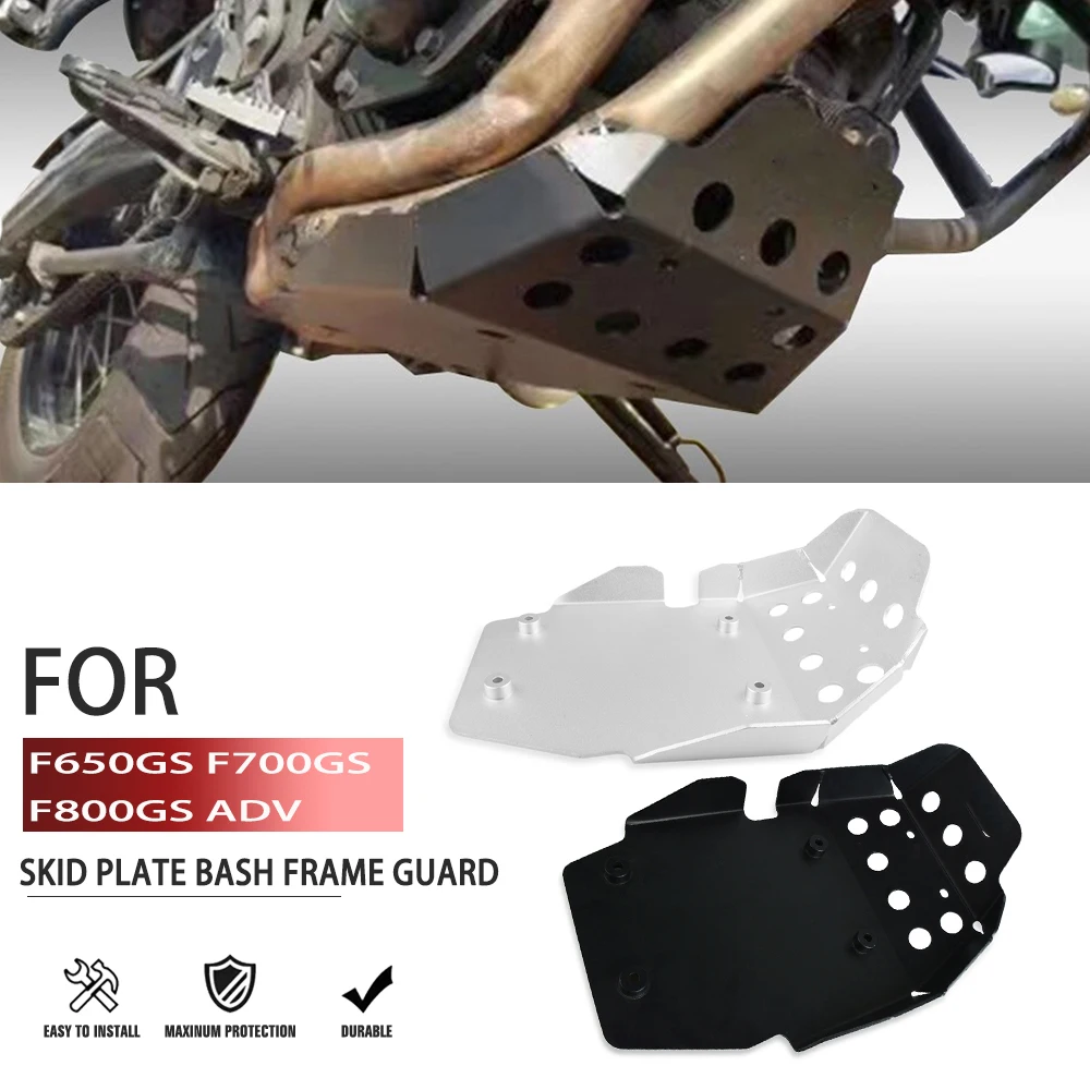 

Motorcycle Frame Engine Guard Skid Plate Bash Plate For BMW F 700 GS F700GS F800GS ADVENTURE 2008-2017 F650GS F 650 GS 2008-2013