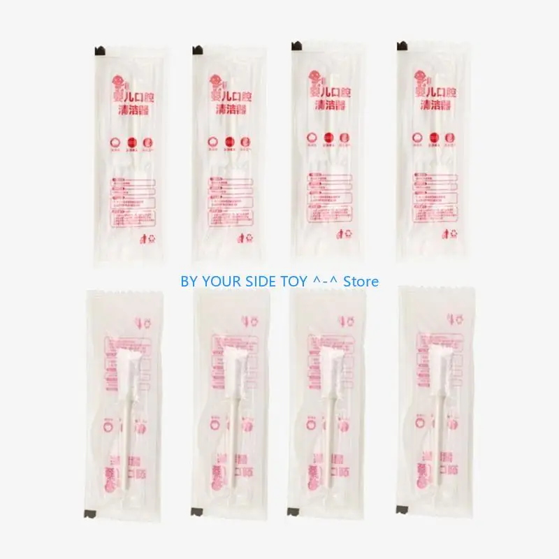 30 قطعة/صندوق منظف لسان الطفل المتاح الشاش فرشاة الأسنان ورقة قضيب الرضع تنظيف الفم فرشاة عصا U6XE