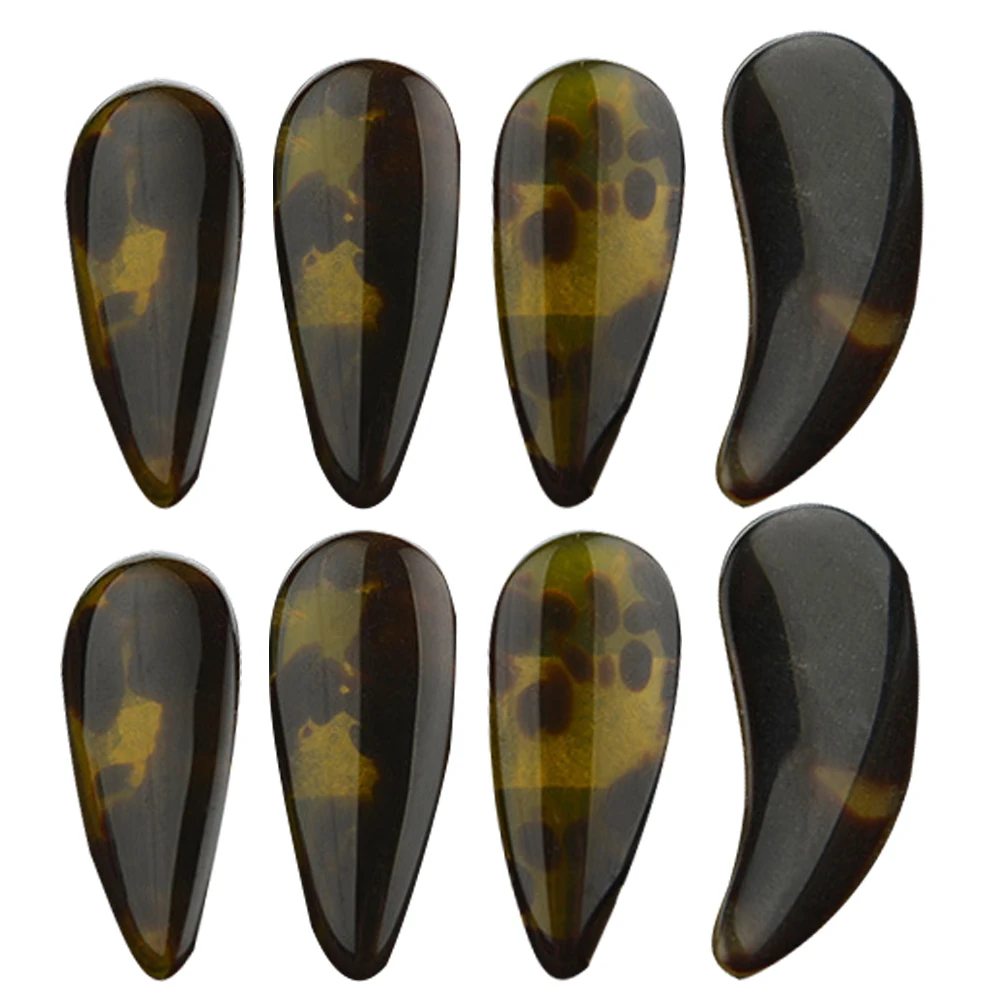 

Guzheng Finger Picks Dual Arc Design Celluloid Fingertip Nail Protectors Music Performance Zither Playing Supplies
