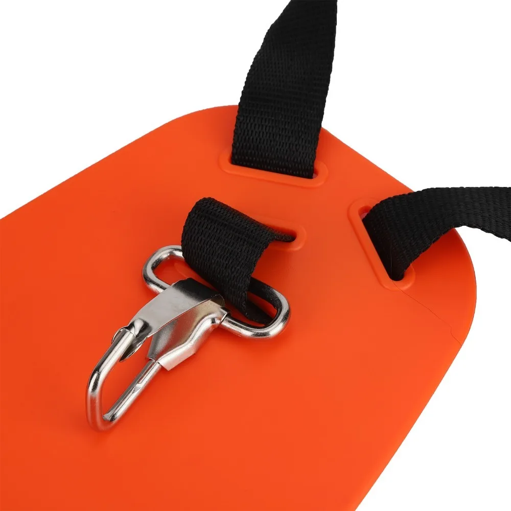 Durable Nylon Material Double Shoulder Strap Universal Orange Weed Eater Harness Adjustable Double Shoulder Brush Cutter Harness