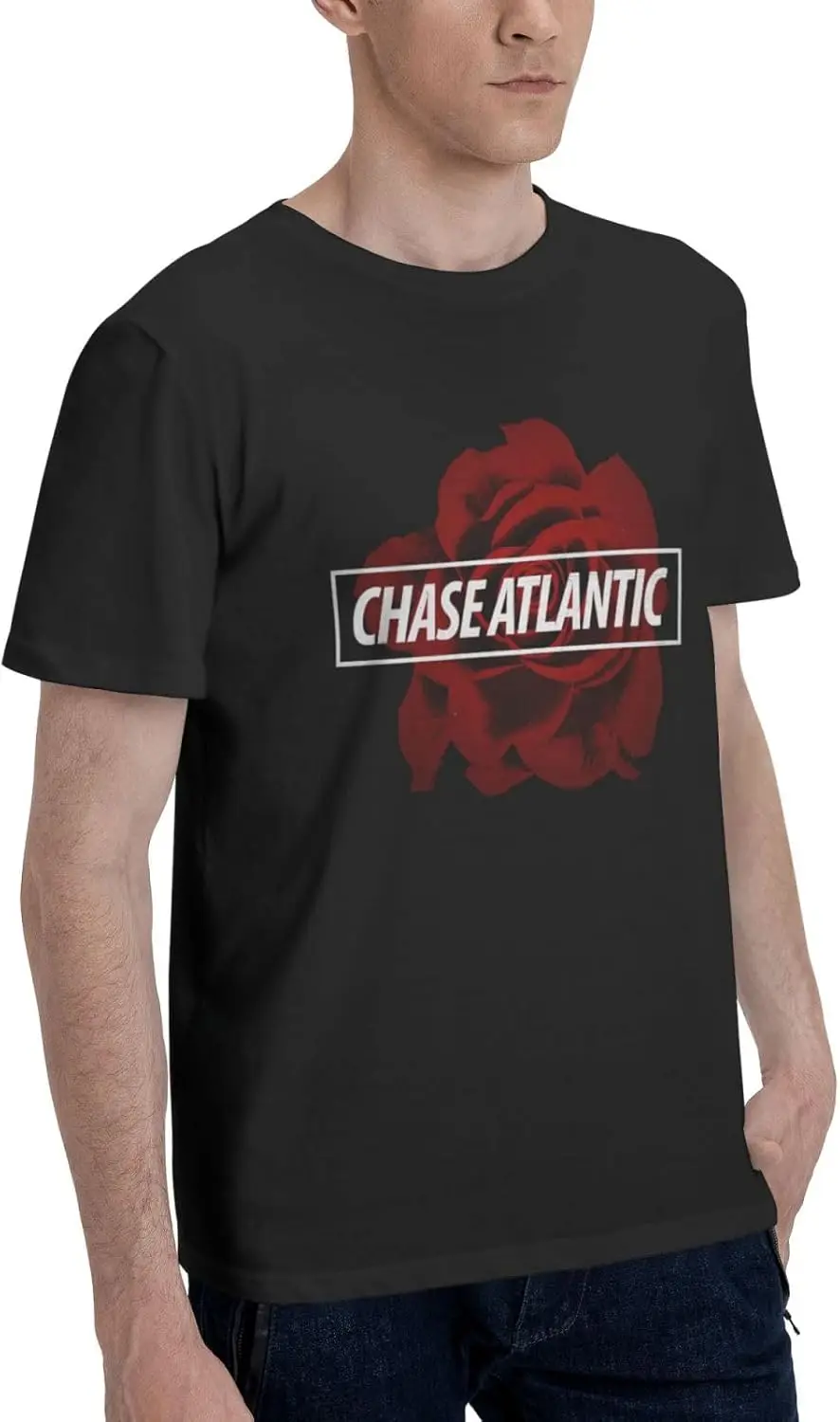 Chase Atlantic T Shirt Men Short Sleeve Cotton T-Shirt Summer Fashion Graphic Shirt Gym Sports Tees Top