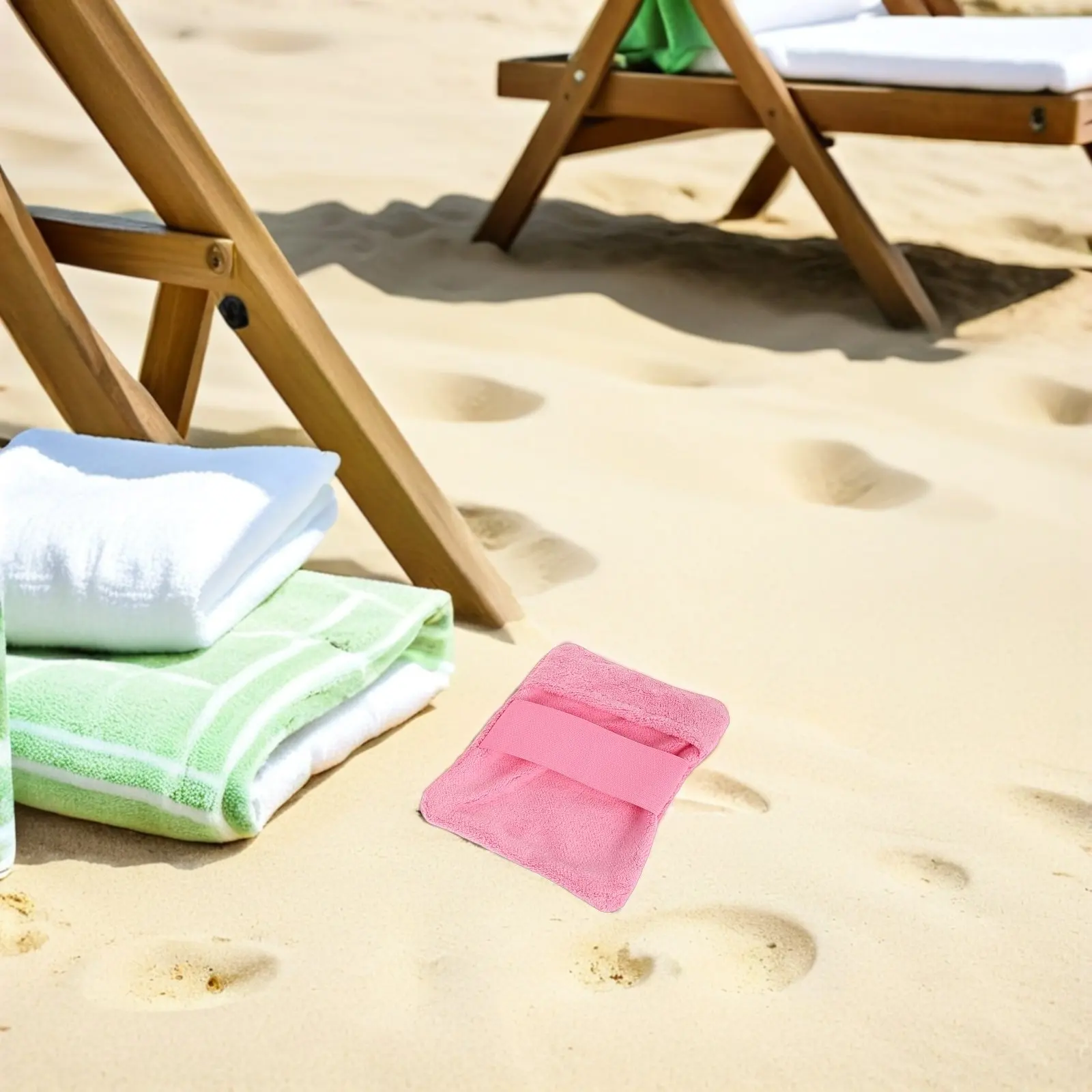 

4Pcs Sand Removal Mitts Glove Elastic Wrist Size Fits Most Portable Beach Sand Cleaner Wipe Off Mitt Summer Vacation