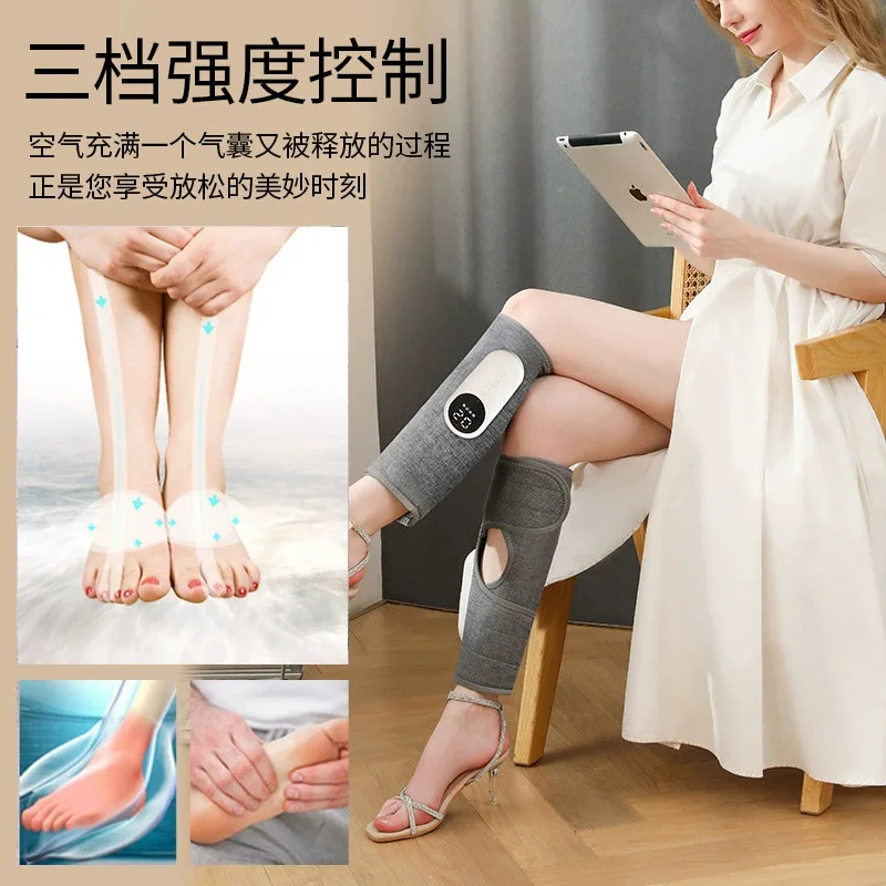 Calf Massager, Air Wave Unclogger, Multifunctional Leg Massager, Constant Temperature Hot Compress and Leg Trainer Beauty Device