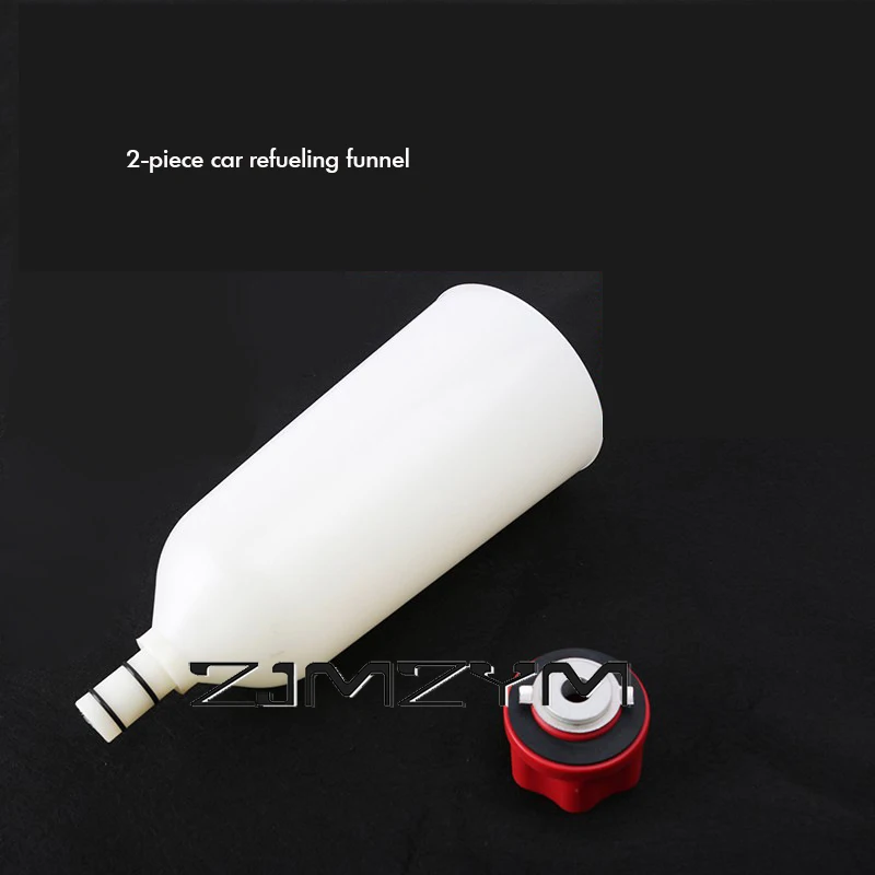 2Pcs/Set High-performnace Car Automotives Van Engine Oil Funnel Adaptor Car Accessories Opening Filling Kit Easy Operation