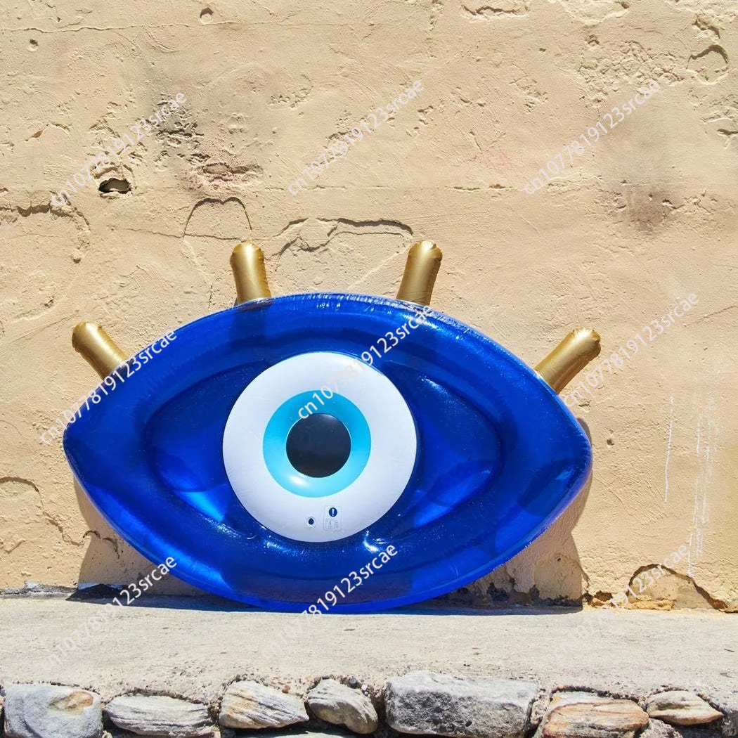 Newest Giant Inflatable Eyeball Pool Float Lie on Eye Floating Ma ttress Pool Lou nge for Beach Floaty Summer Fun Toys