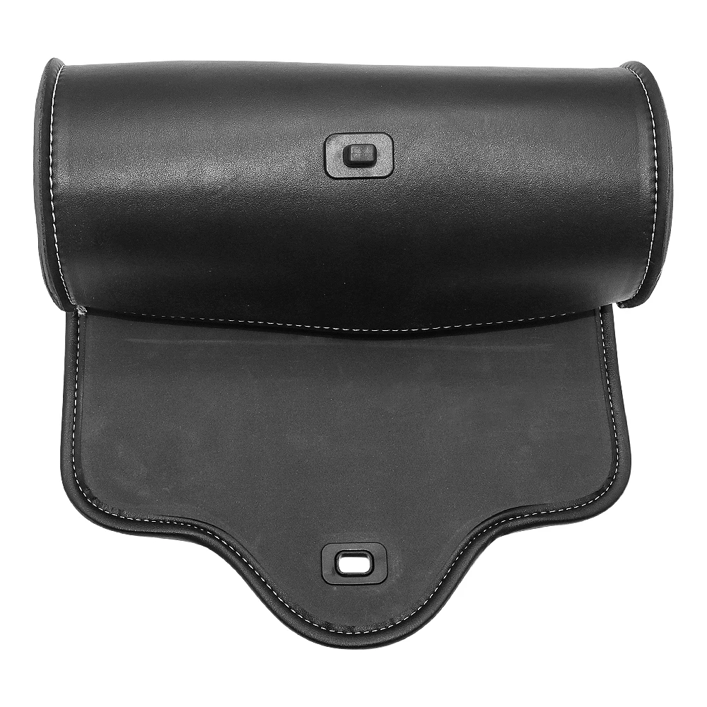 

Мотоциклетный рюкзак из искусственной кожи, сумка для хранения багажа, цилиндрическая сумка для крепления на переднюю вилку мотоцикла