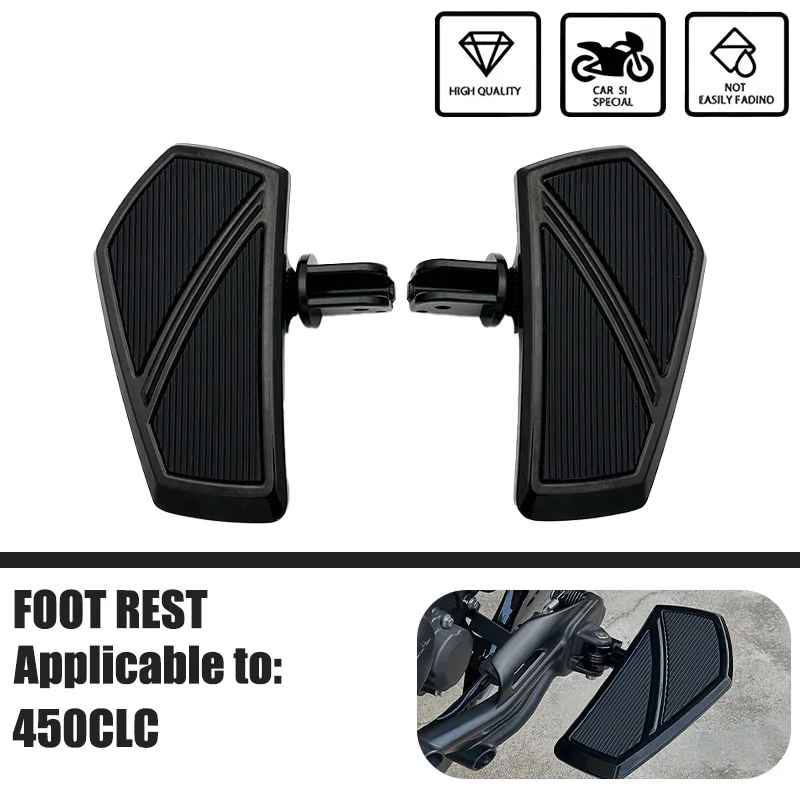 

Front Footrest for CFMOTO CF MOTO 450 CLC 450 450CLC Motorcycle, Driver, Wide Footboard, Accessories