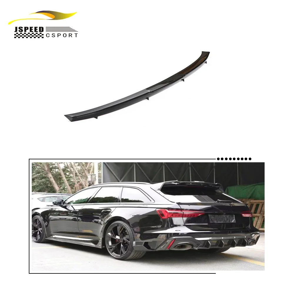 

Suitable for The JCSPORTLINE pre-impregnated RS6 carbon fiber middle spoiler wings Suitable for Audi RS6 2019-2021