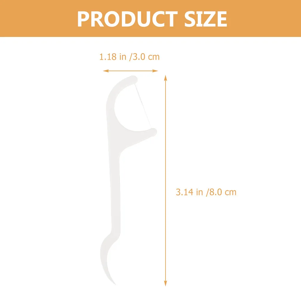 3 Bags Floss Picks for Teeth Portable Dental Flosser Compact Ergonomic Arc Shape Flossing Tool Removes Plaque Tartar Buildup