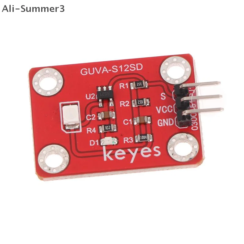 1/2/3pcs 3528 Solar Ultraviolet Intensity Module DC 3.3-5V UV Sensor GUVA-S12SD 240-370nm For Arduino /Raspberry Pi
