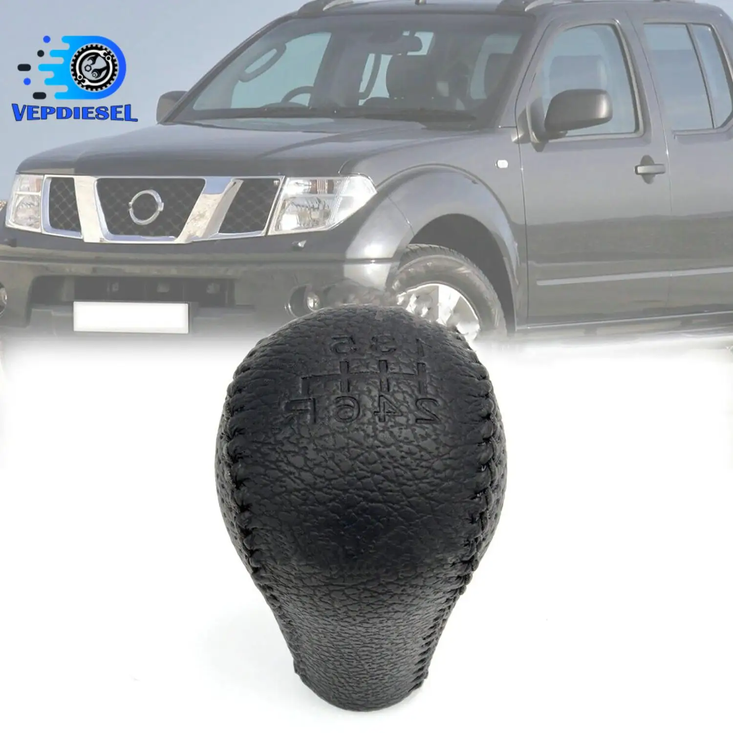 1pc 6 Speed Car Gear Shift Knob For 2005-2015 Nissan Navara D40 Frontier Double Cab 32865-EB30B 32865EB30B 3286540U00 Car Parts