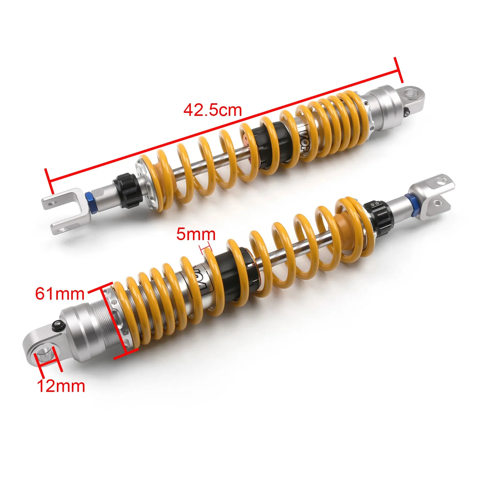 2PCS 425mm 16.73