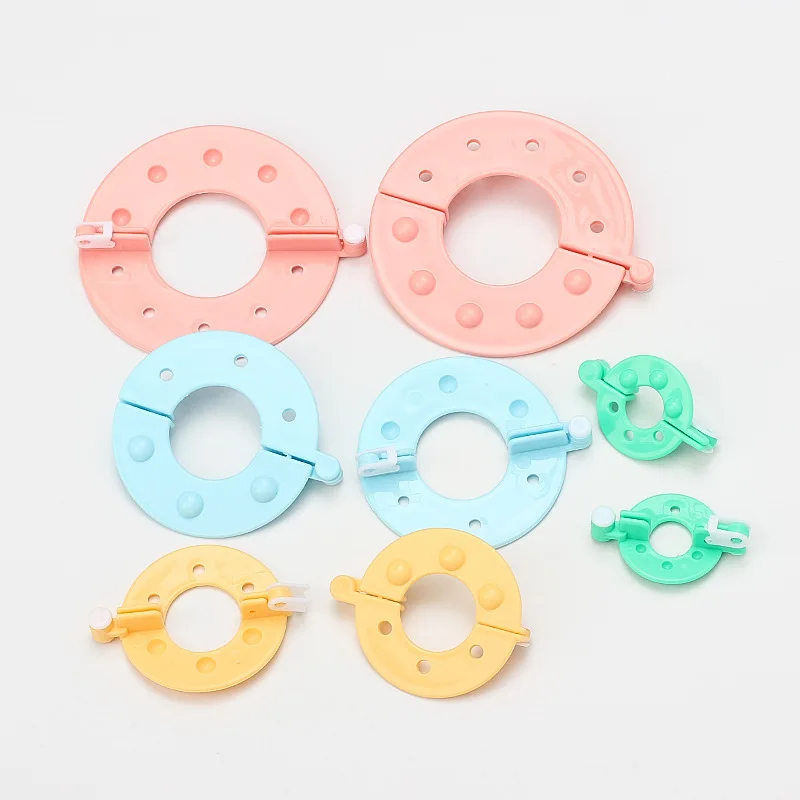 4-размерные помпоны для пухового шарика, игла Weaver, набор инструментов для вязания из шерсти «сделай сам», украшение 4-размерные помпоны для пухового шарика, игла Weaver, набор инструментов для вязания из шерсти «сделай сам», украшение