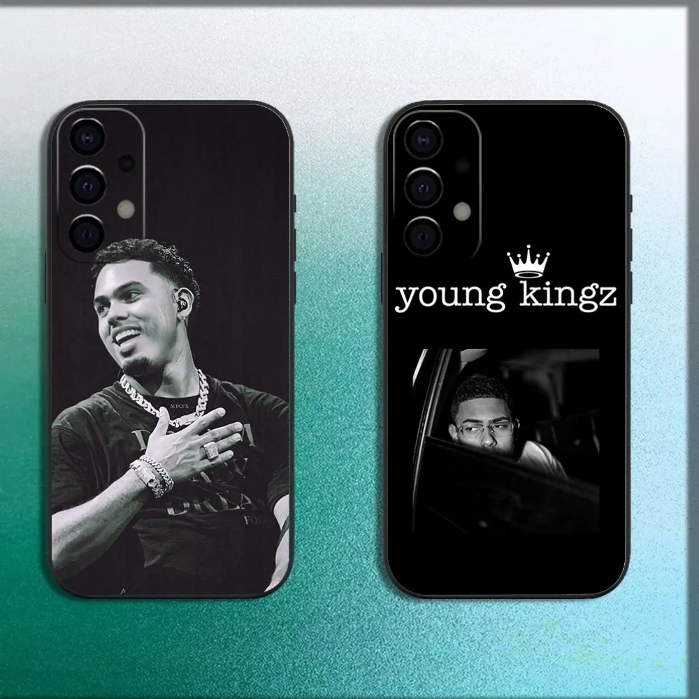 Rap Singer M-Myke Towers Phone Case For Samsung Galaxy A13,A21s,A22,A31,A32,A52,A53,A71,A80,A91 Soft Black Cover