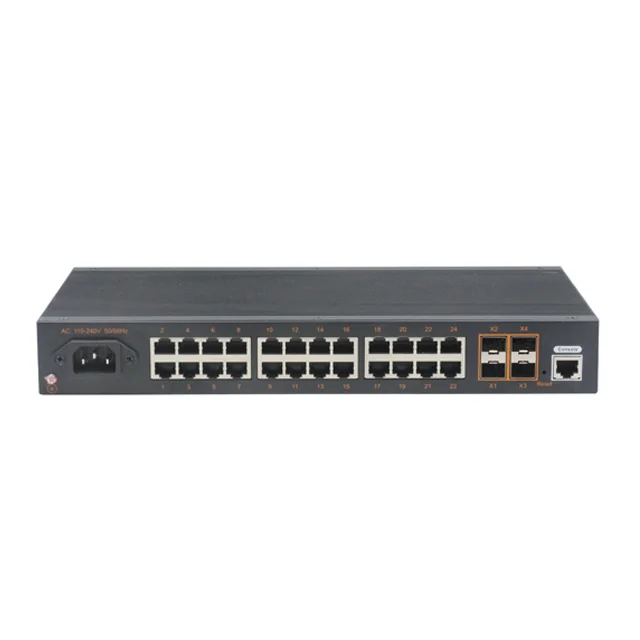 

Recommendation L3 Managed Fiber aggregation switches 24*1000M SFP port+4*10G SFP port Managed switch