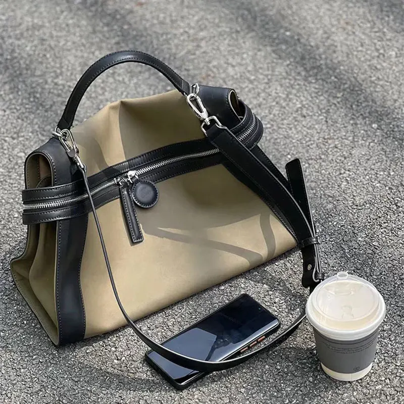 Canvas Tote Super Large Capacity Shoulder Crossbody Bag High Quality Classic Handbag Casual Briefcase Work Travel Women