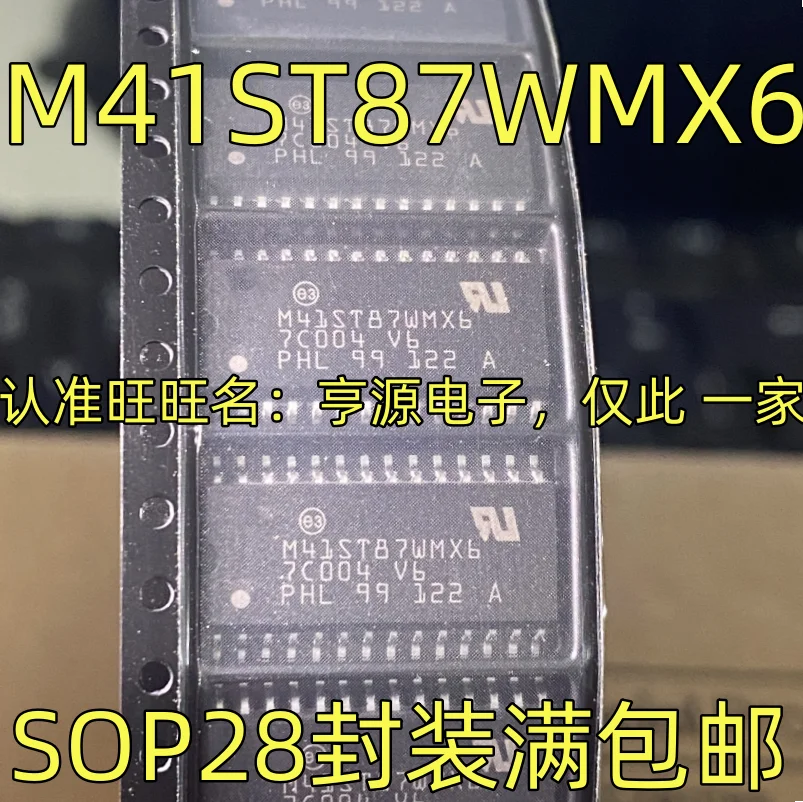 

1-10PCS/LOT M41ST87WMX6 IC chip IC SOP-28 Package quality assurance Welcome to consult