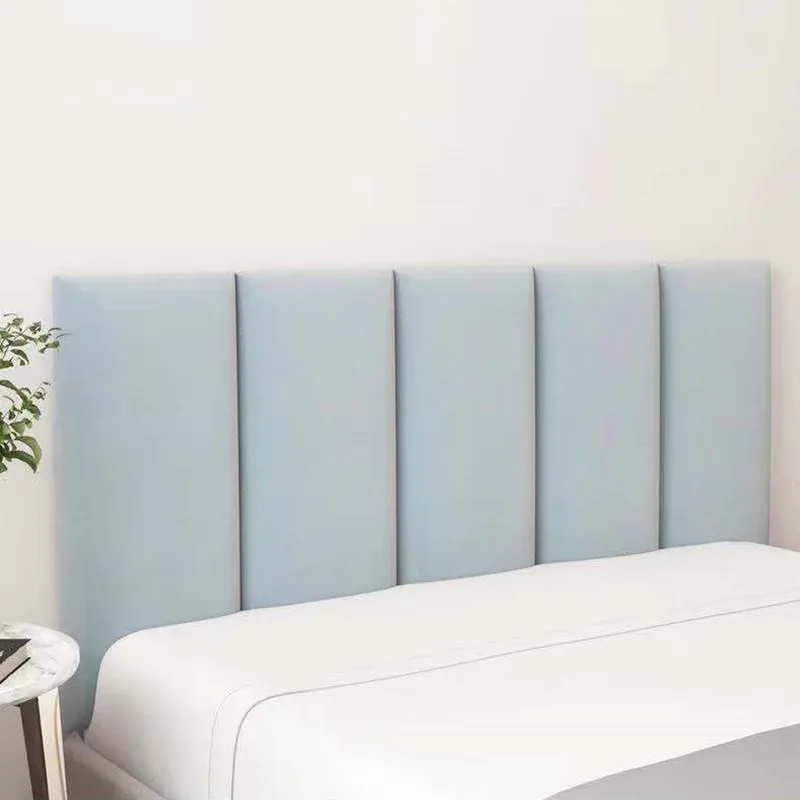 Self-Adhesive Bed Headboard Panels Home Decor Head Boards Wallpaper Anti-Collision Tatami Bedroom Wall Sticker Decals King Size