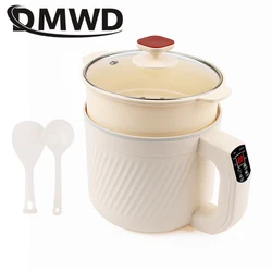 Casserole multi-cuiseur électrique UE, tasse chauffante pour riz, nouilles, pâtes, soupe, marmite pour œufs, omelette, casserole à remuer, cuiseur vapeur