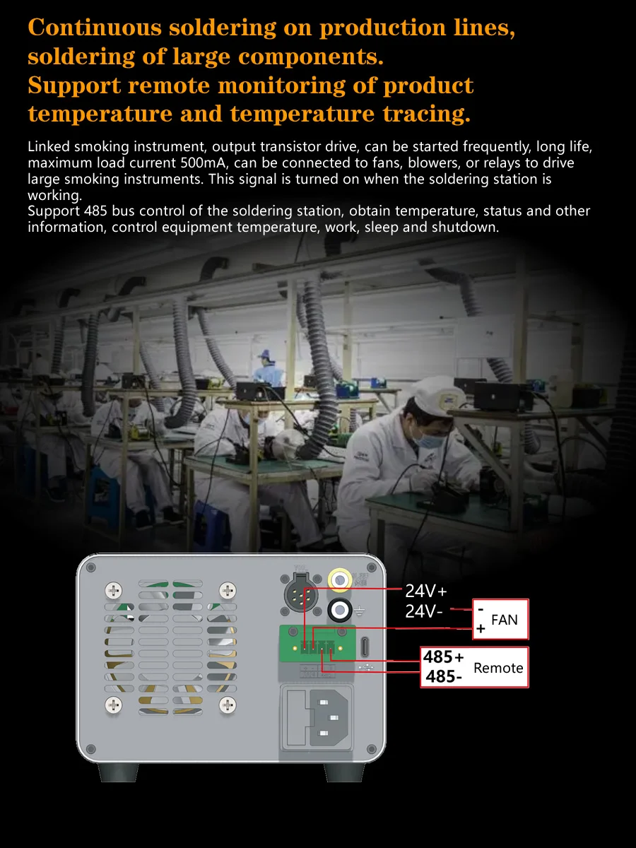 GEEBOON 350W HA310 Wytrzymała stacja lutownicza ze stałą temperaturą Uae Transformator liniowy C470C245 — zdjęcie 6