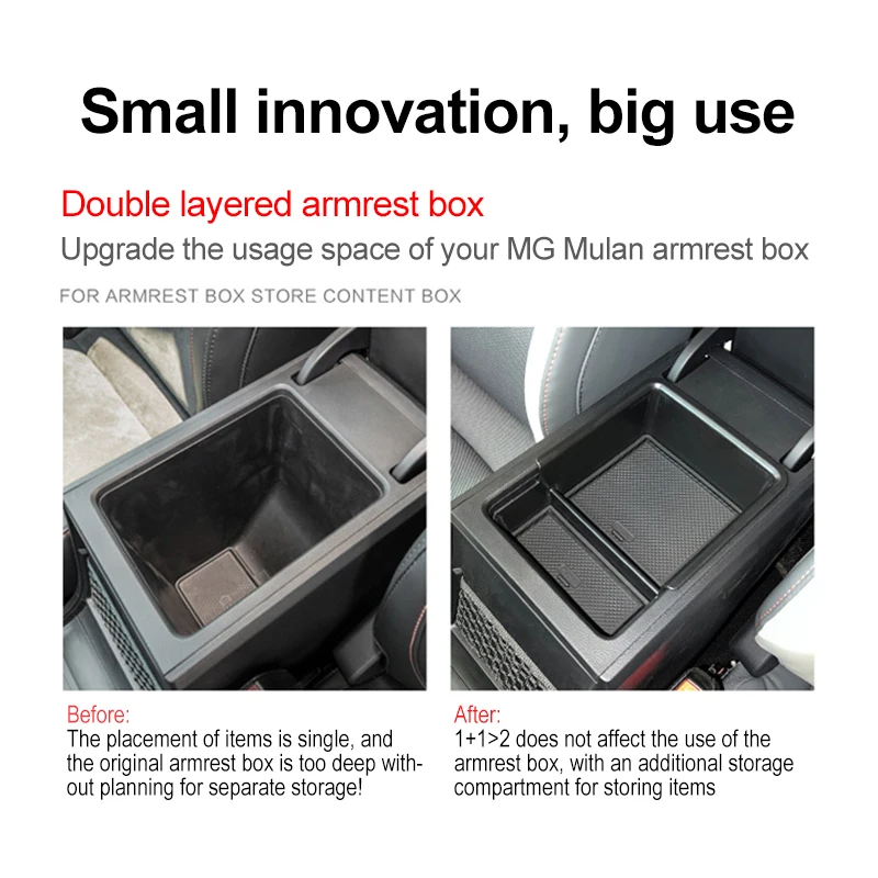 صندوق مسند ذراع للسيارة من كلوريد البولي فينيل لتويوتا كامري XV80 هجين ، منظم كونسول مركزي ، صينية تخزين ، ملحقات داخلية ، ، ، ، من من من كلوريد البولي فينيل ،