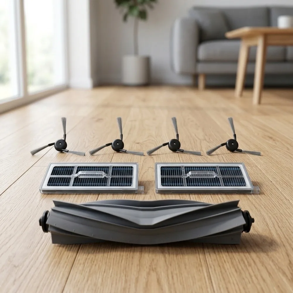 Robot Vacuum Roller P70Pro Ultra Side Brushes Multi-layer Filtration System Captures 99 Percent Fine Dust As Shown