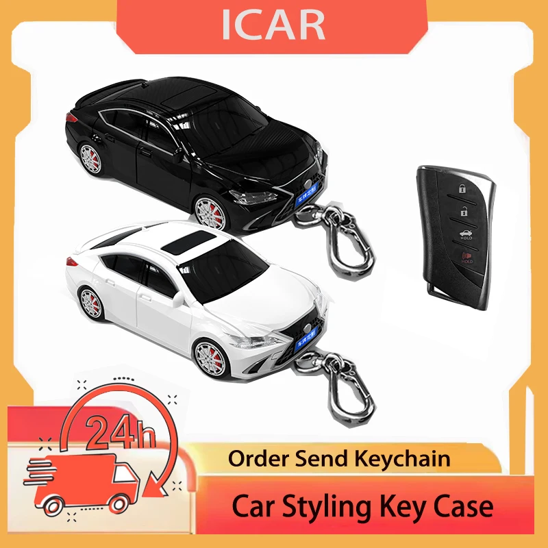 

Key Case for Lexus ES Car Model Shape for NX GS RX IS ES GX LX RC 200 250 350 LS 450H 300H 3 4 Button Car Key Cover Fob Keychain