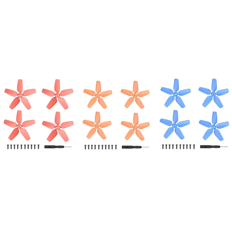 ใบพัดสำหรับ DJI avata Drone 2925S ใบมีดสำรองน้ำหนักเบาใบพัดสำหรับ DJI avata สีส้ม