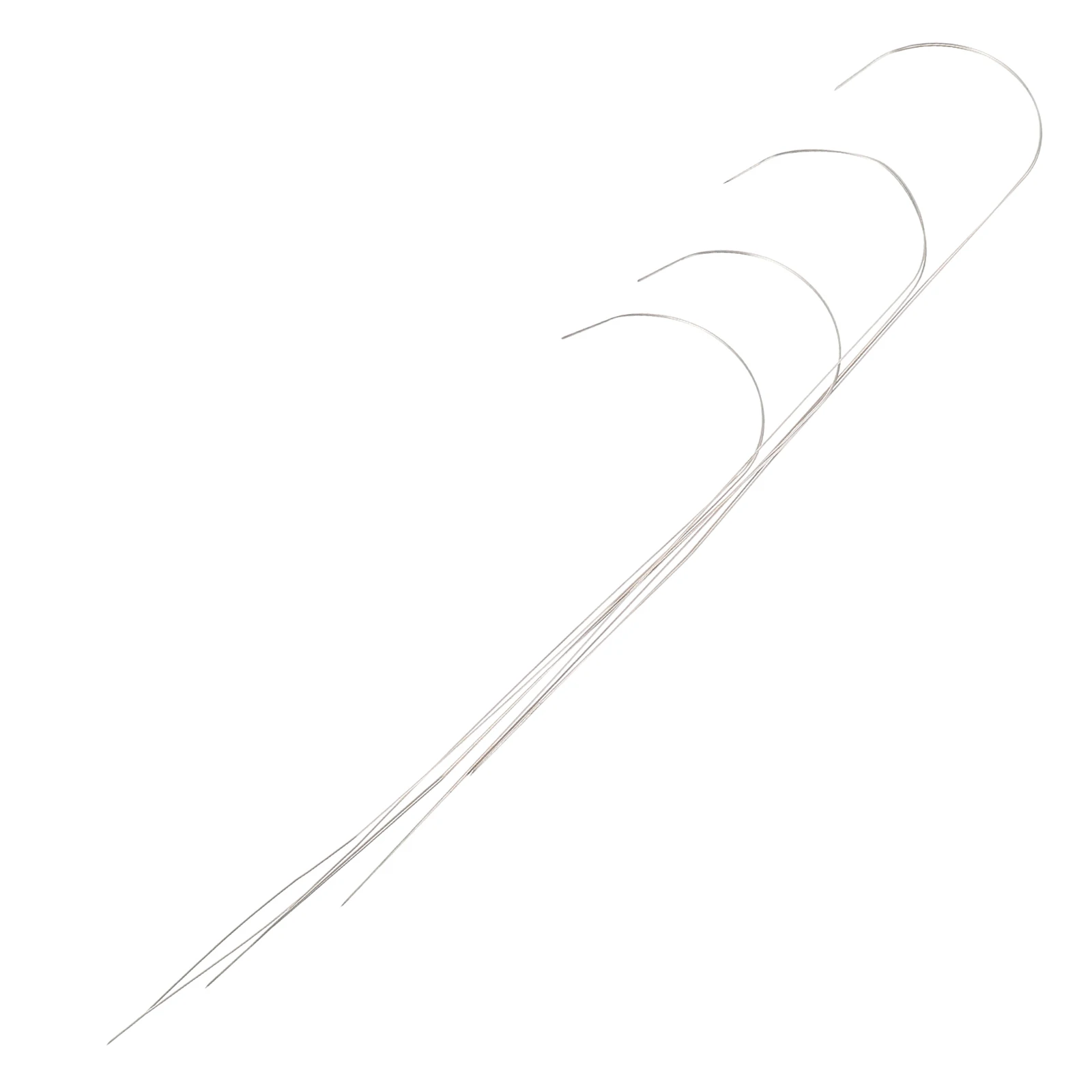 

4pcs Beading Needles 95x25mm Alloy Manual Sewing Tools for Bracelet Making Embroidery Craft Pin Cushion Needle Pad