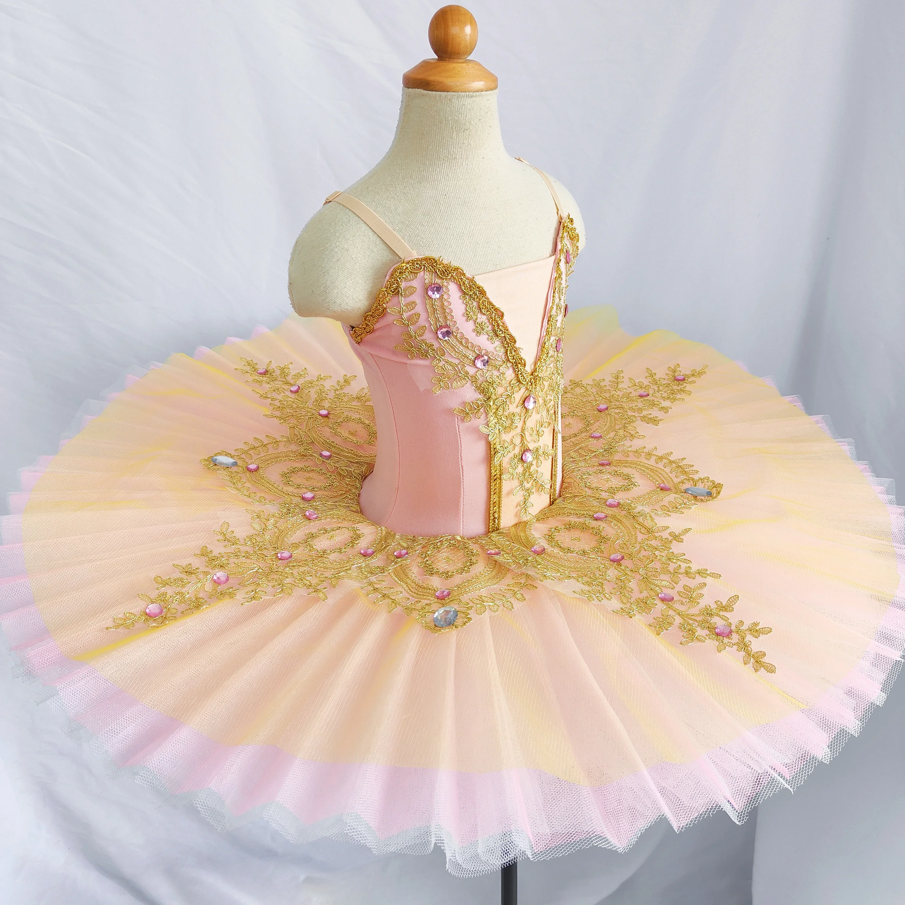 2022 New Ballet Tulle Dress Professional Swan Lake Ballerina Pancake Tutu Adult Child Ballet Dress Kids Dance Costume women