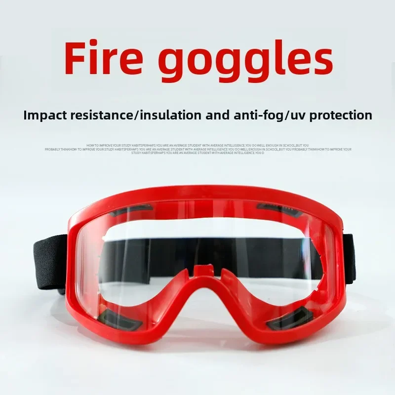 Heat Insulation Anti-fog and Anti-ultraviolet Fire Protection Goggles Forest Rescue Anti-impact Goggles