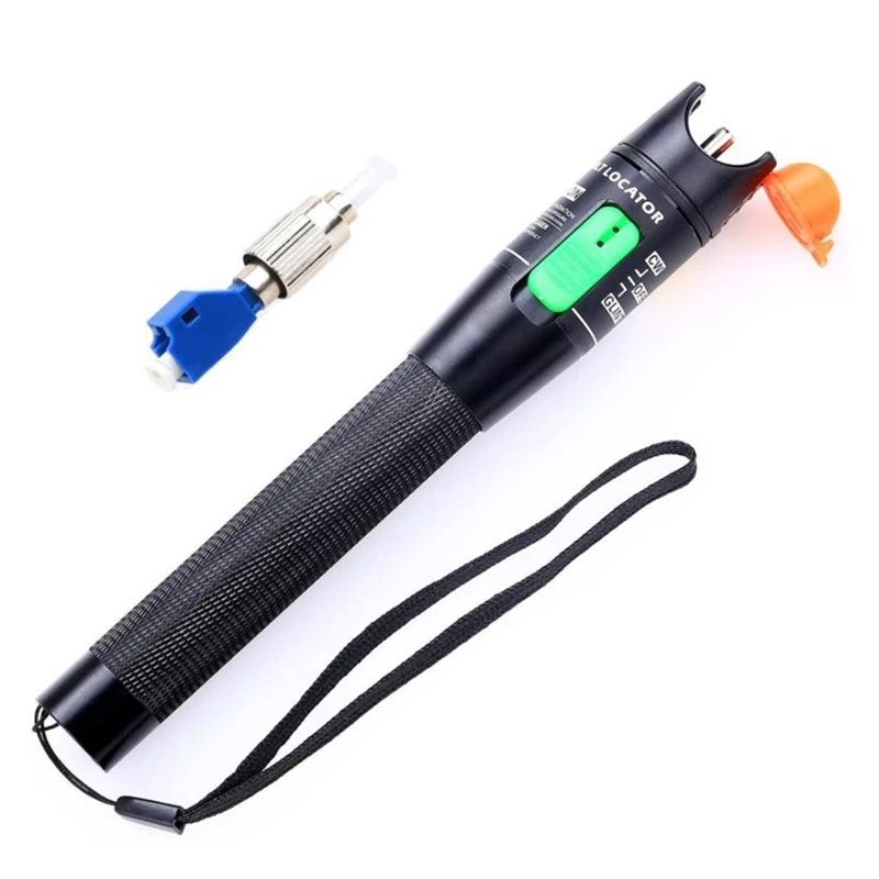 

Aluminium Alloy 30Km Visual Fault Locator Fiber Optic Cable Tester VFL For FC,SC,ST & LC Adapter