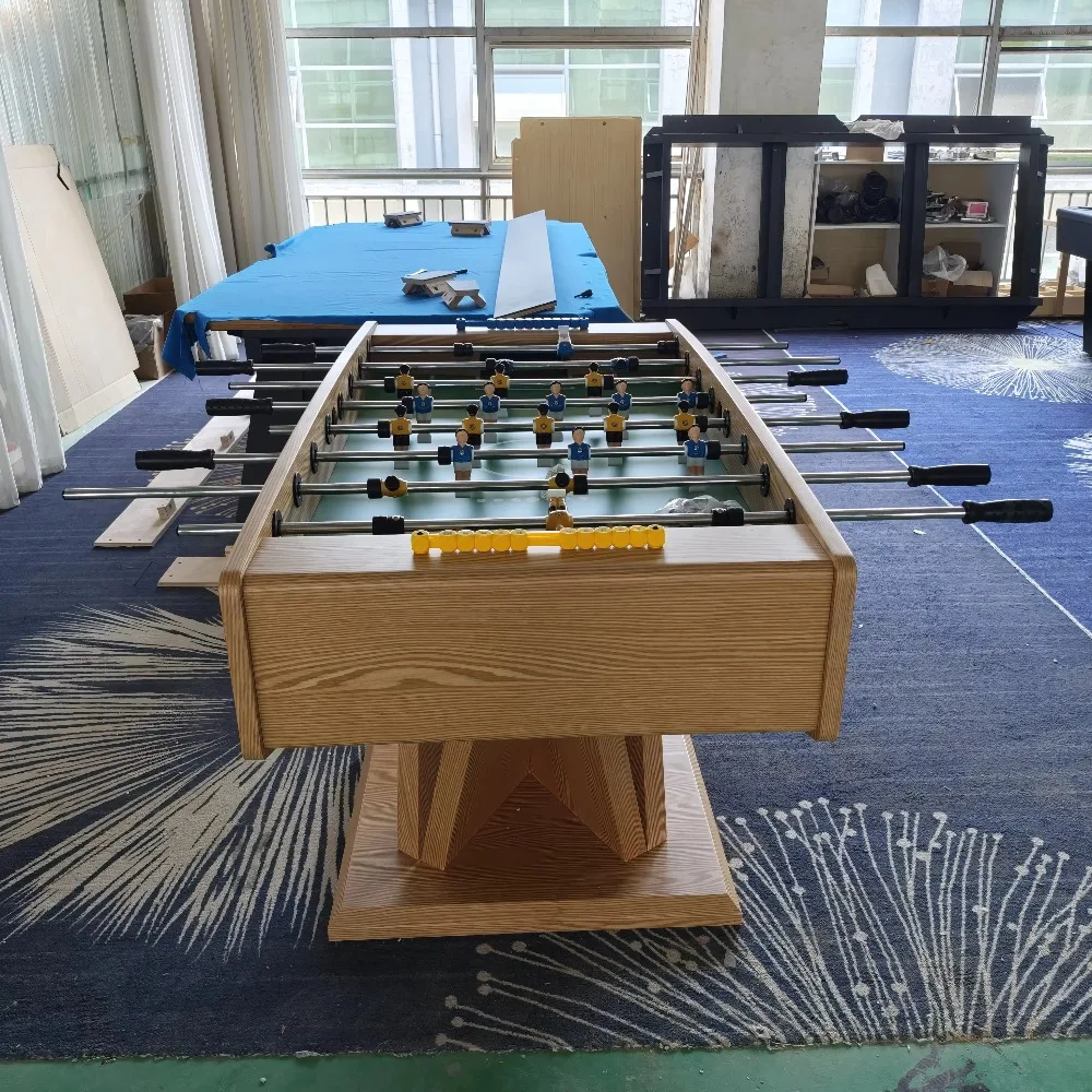 Handle Football Soccer Toy Game Sportcraft  Solid Wood Football Table Indoor Sports Foosball Table Hand Football Table Soccer