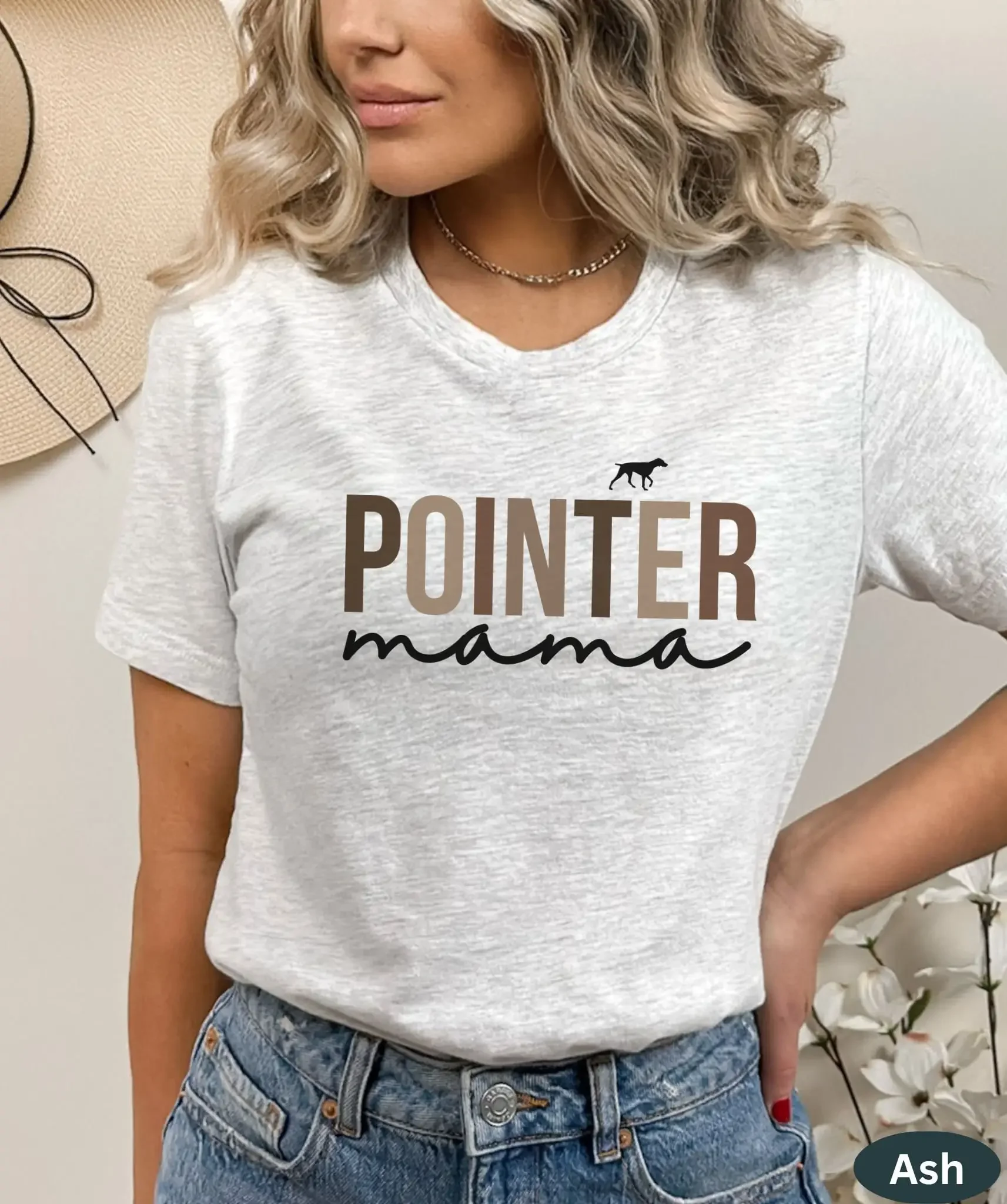 Camiseta alemana de puntero de pelo corto Gsp para amante de la mamá del perro su nuevo cachorro lindo mamá de verano