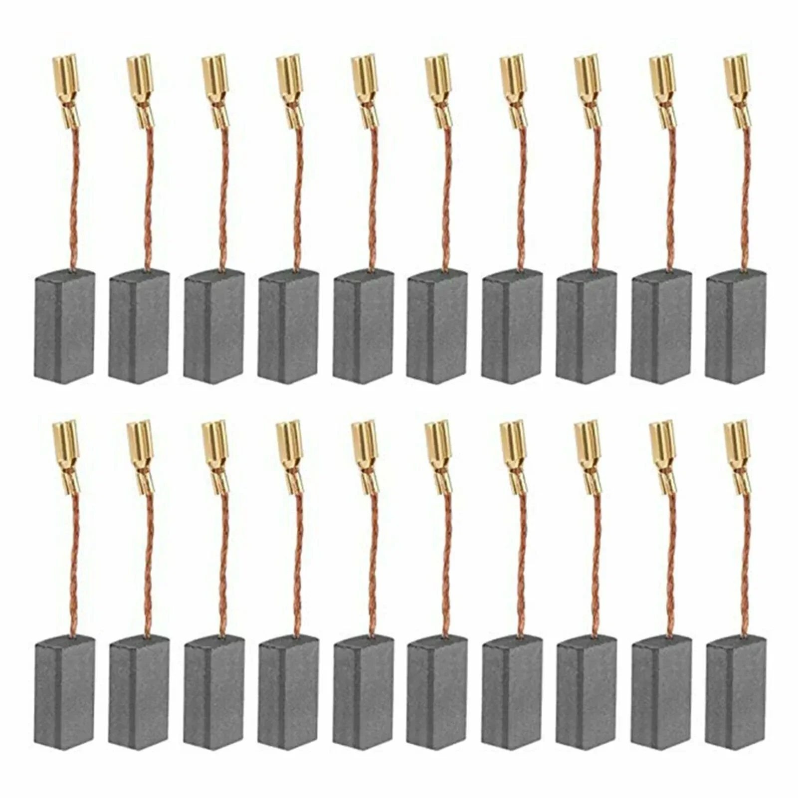 YTOM 20PCS Carbon Brushes For Motor Bosch Angle Grinder 15mm X 8mm X 5mm Carbon Motor Brush Power Tool Accessories