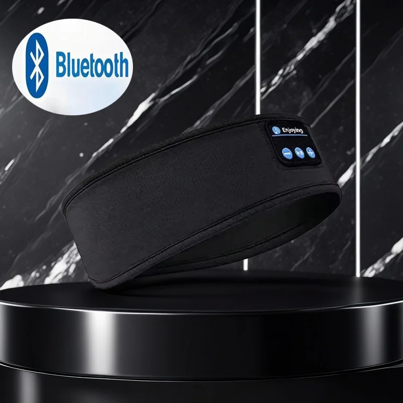 Новая Bluetooth-гарнитура для сна, беспроводные наушники, музыкальная маска для глаз, спортивная повязка на голову для сна, повязка на голову для бега на открытом воздухе, йоги