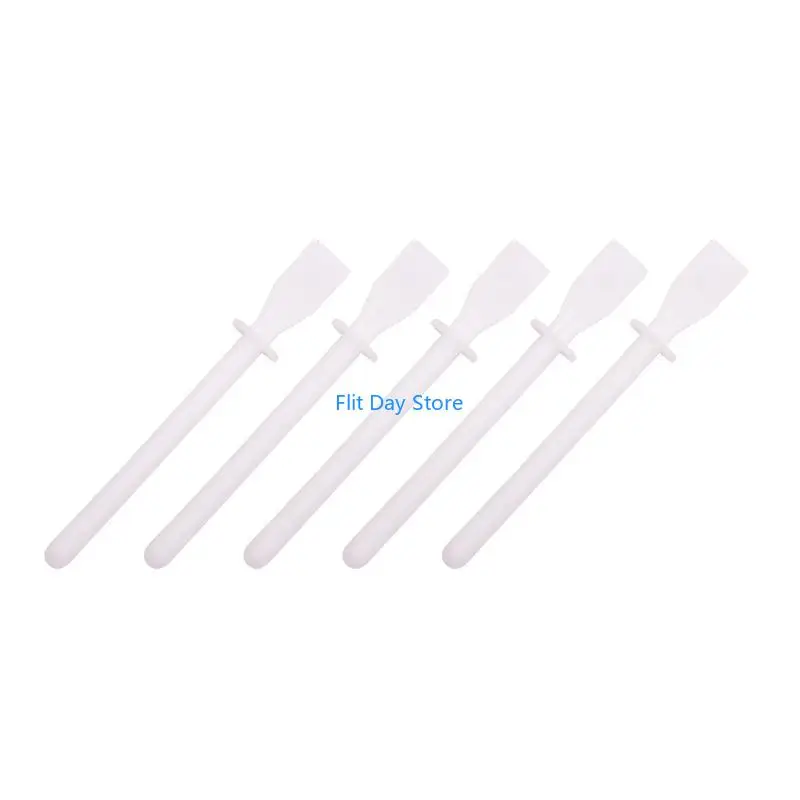 F92C 5PCS 접착제 스프레더 가죽 종이 목재 코팅 공예 용품 용 탄성 PP 재료 긴 손잡이