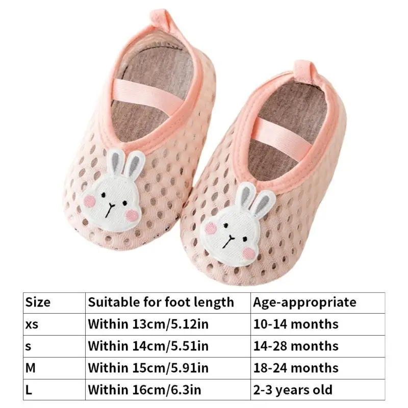 U13F 2025 Baby Socks Cartoon Walking Shoes Soft Bottom Nonslip Socks Floor Shoes