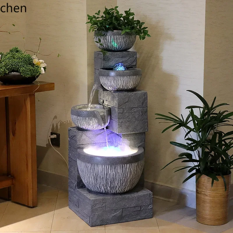 HSN running water fountain ornament Shengcai humidifier fish tank circulating water feature