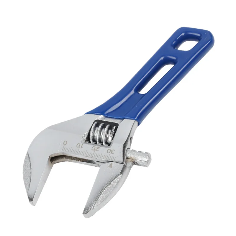 Mini, adjustable wrench large opening bathroom wrench mini small board large diameter