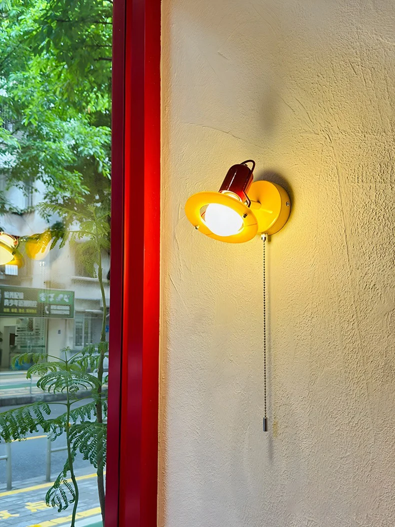 Novelty Colorful Wall Light Chain Switch Lovely Sconce
