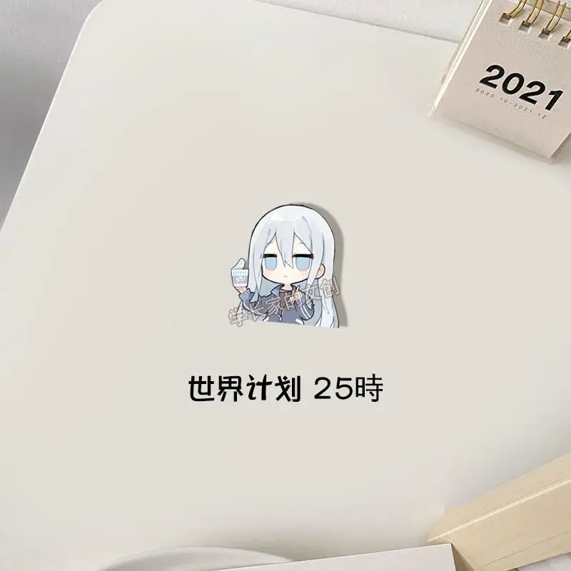 10 шт., аниме-проект Sekai Kamishiro Rui, акриловый значок, брошь, мультяшные булавки, украшение «сделай сам», рюкзак, костюмы, аксессуары для одежды