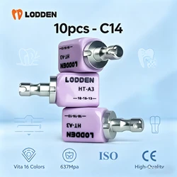 10Pcs Lodden Dental Lithium Disilicate Glass Ceramic Blocks HT LT For Sirona C14 CAD CAM Cerec Veneer Dental Lab Materials