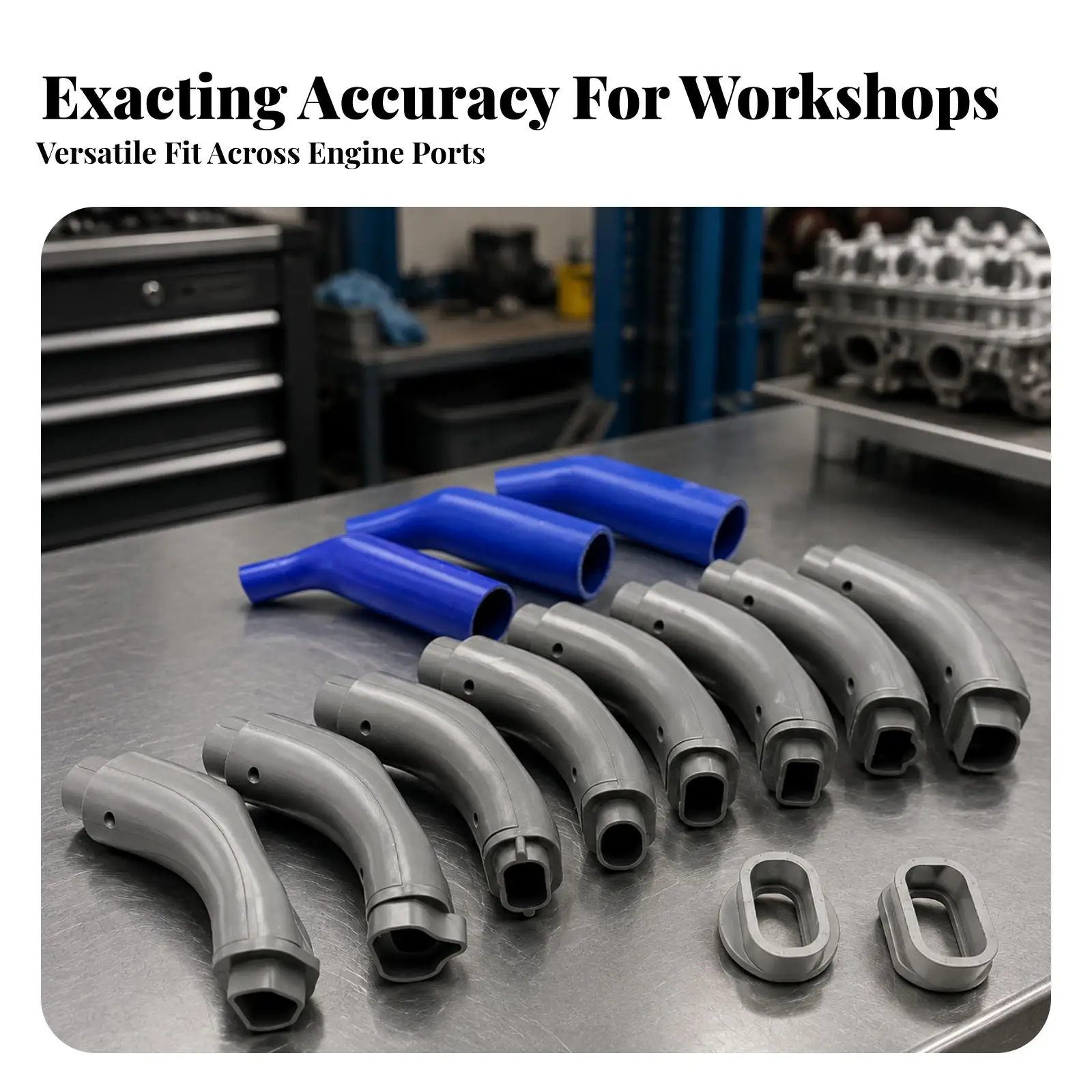 Car Engine Valve Cleaner ZK360 Curved Tubular Adapter for Walnut Blasting Carbon Removal System
