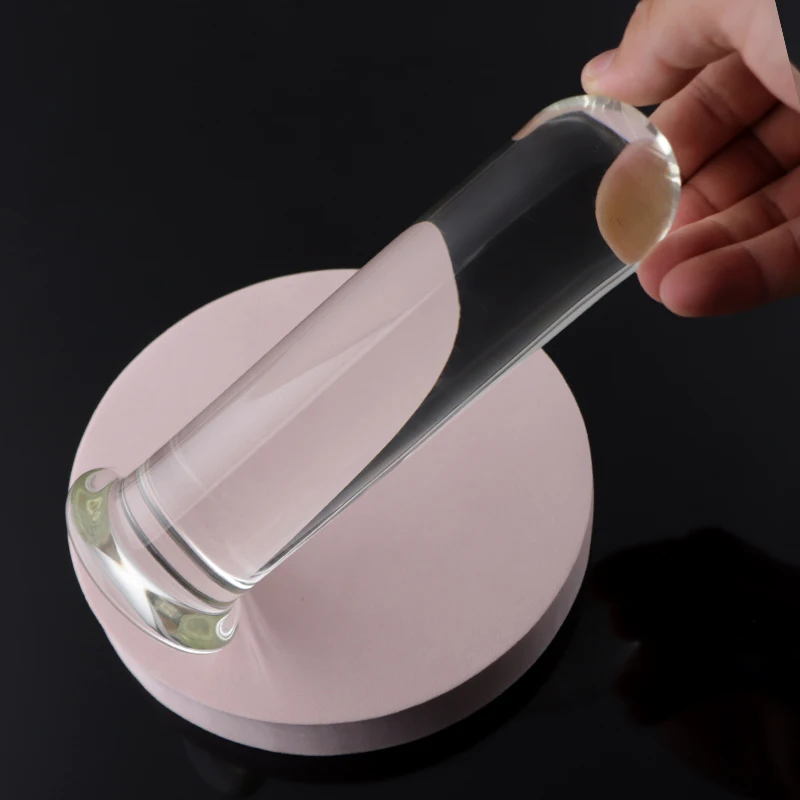 4 Sizes Large Crystal Butt Plug Adult Games Pyrex Glass Anal Dildo Bead Adult Sex Toys for Women Men Vagina/Anus Masturbator 18+