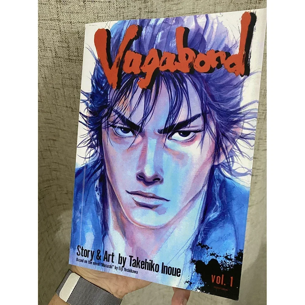 Nieuwe Boeken Anime Vagebond Volume 1 Miyamoto Musashi Japanse Tiener Romance Engelse Versie Engelse Stripboek Manga Book