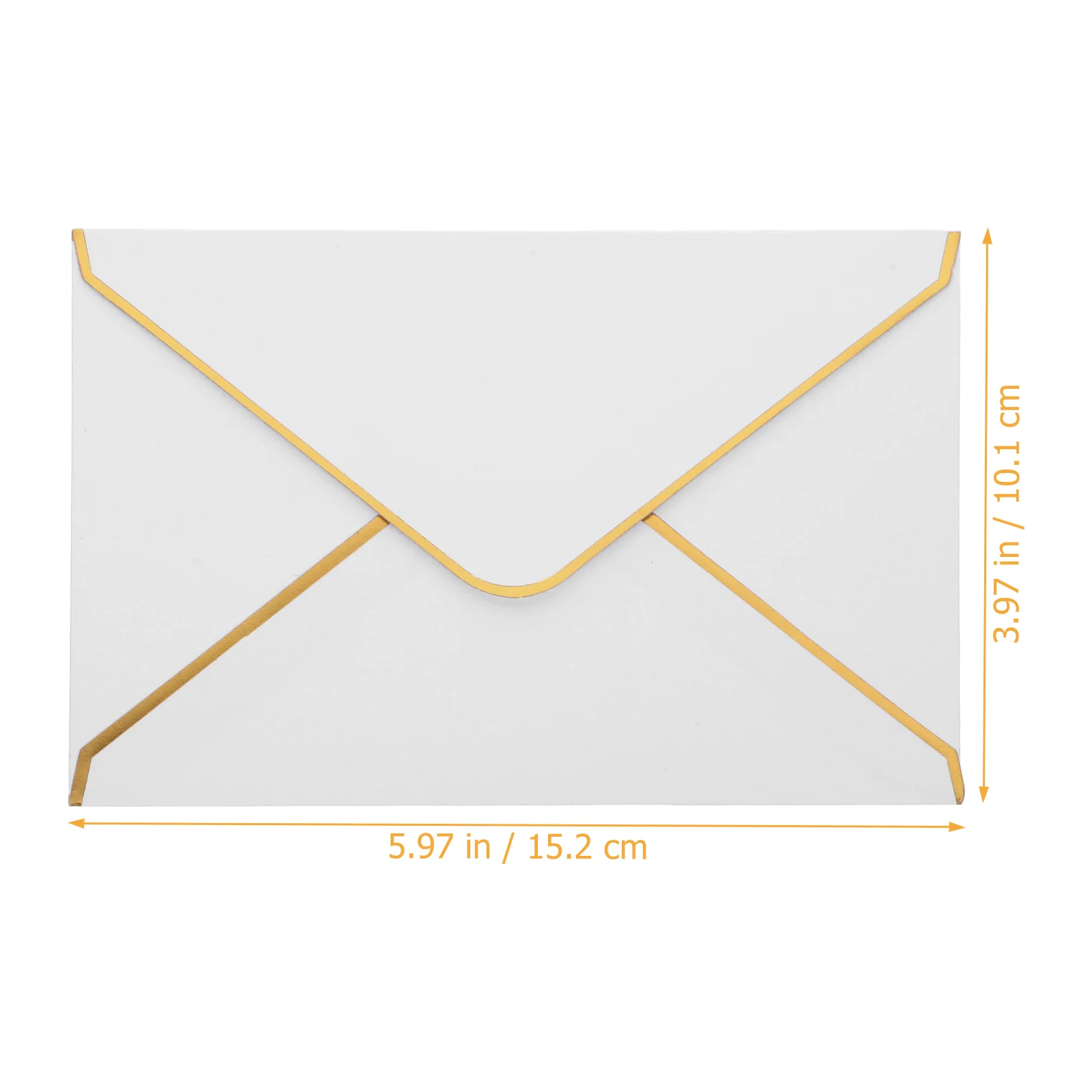 50 Pcs Envelope Portable Invitation Envelopes Multi-function Wedding Postcard Cards Storage Decorative White Blank