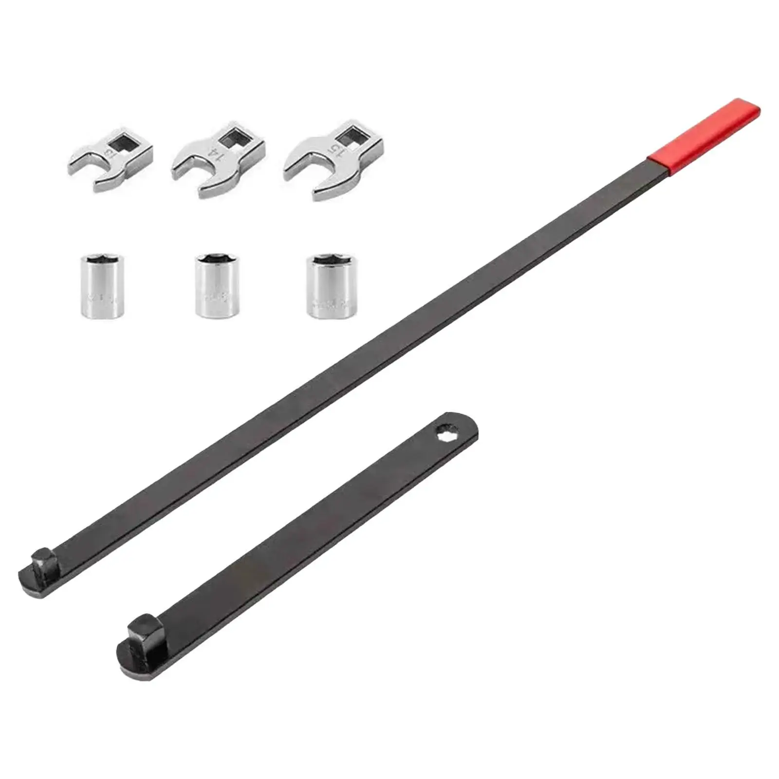 

Inert Belt Pulley Adjustment Wrench Extension Rod Adjustable Inert Belt Disassembly Tool Set
