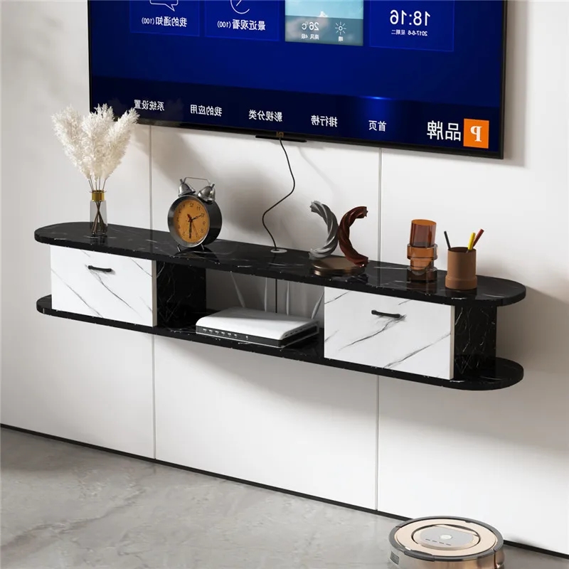 Mueble colgante para el hogar, moderno y sencillo, para pared del dormitorio, estante, mueble de TV para colgar en la pared